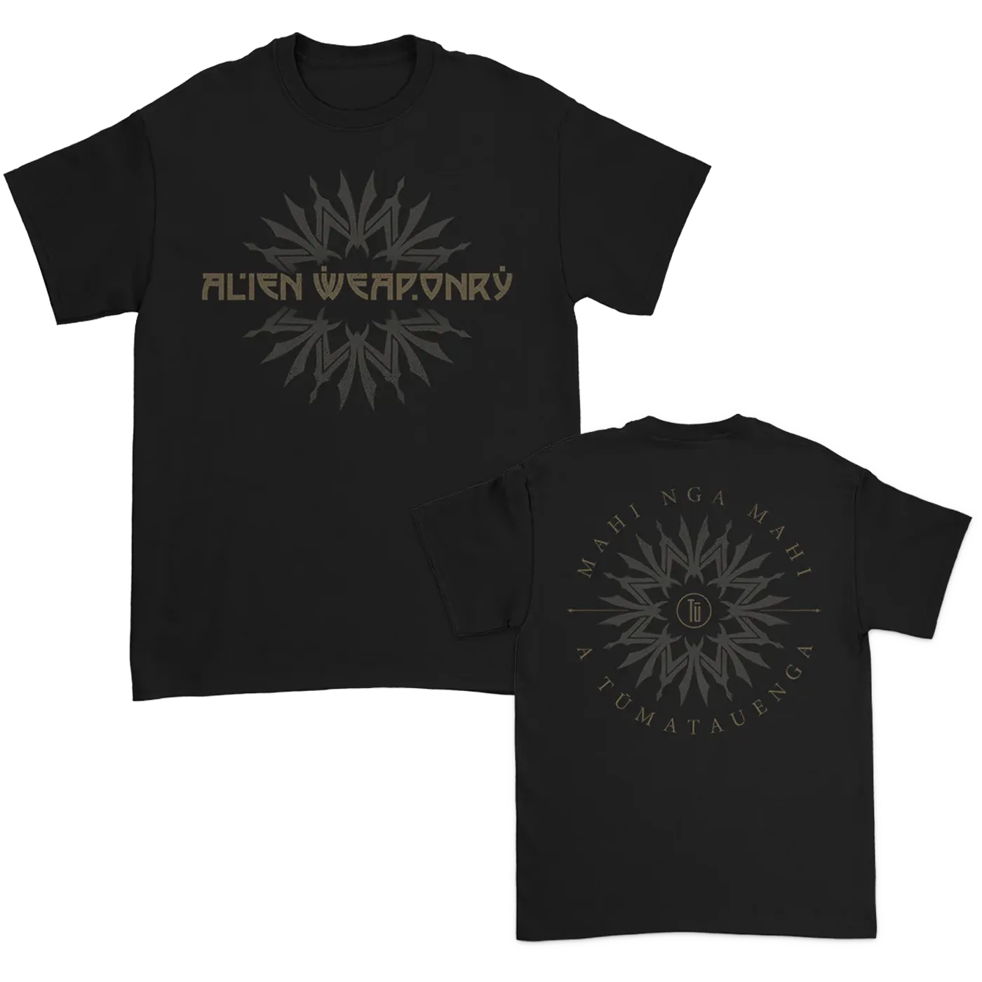 Alien Weaponry Tū Radial T-Shirt (Black)