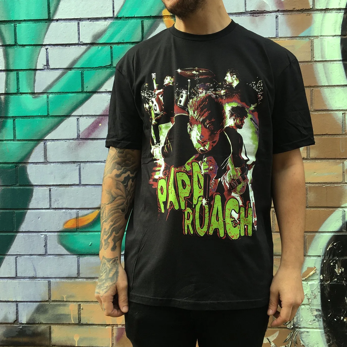 Papa Roach Live T-Shirt (Black)