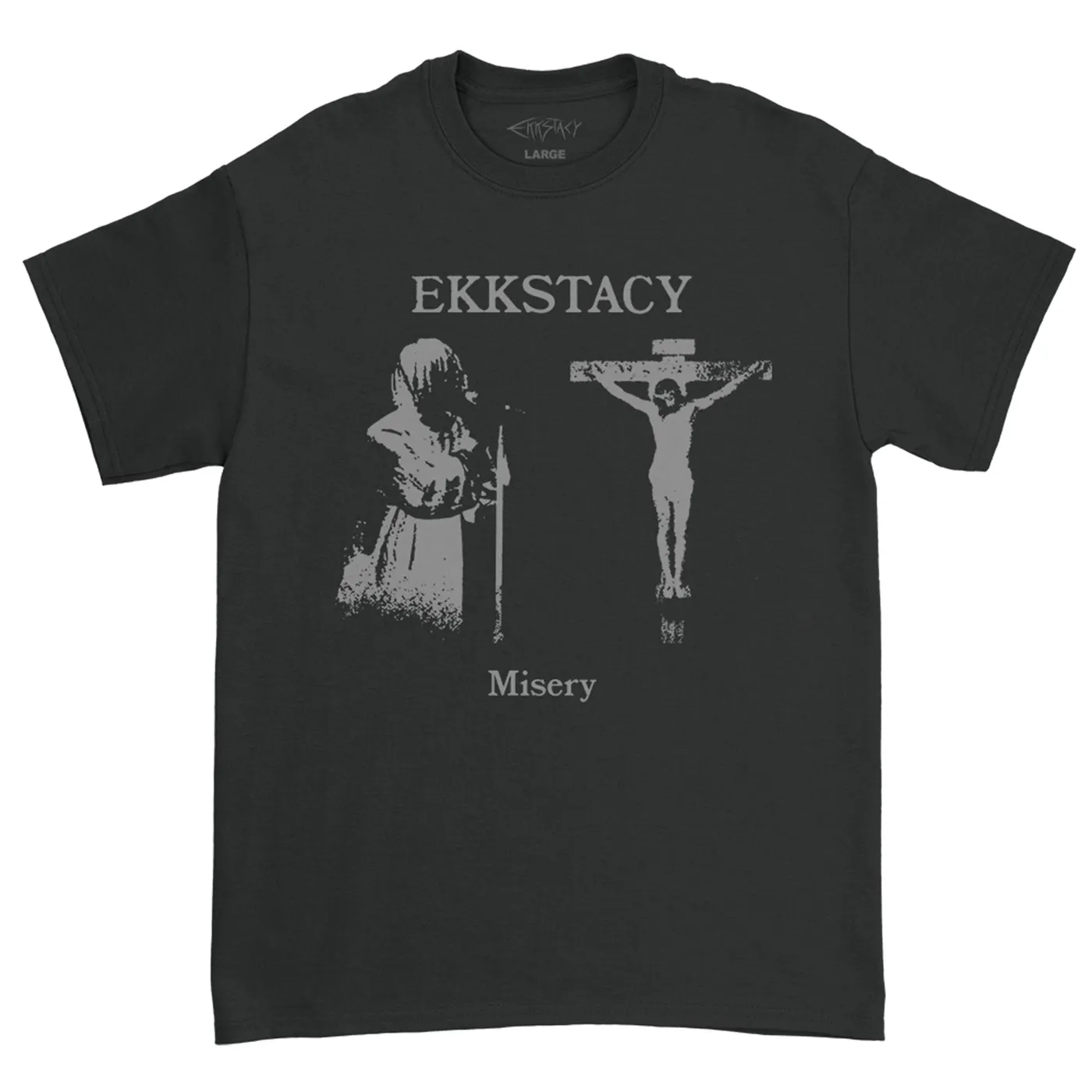 EKKSTACY Crucifix Misery Tee (Black)
