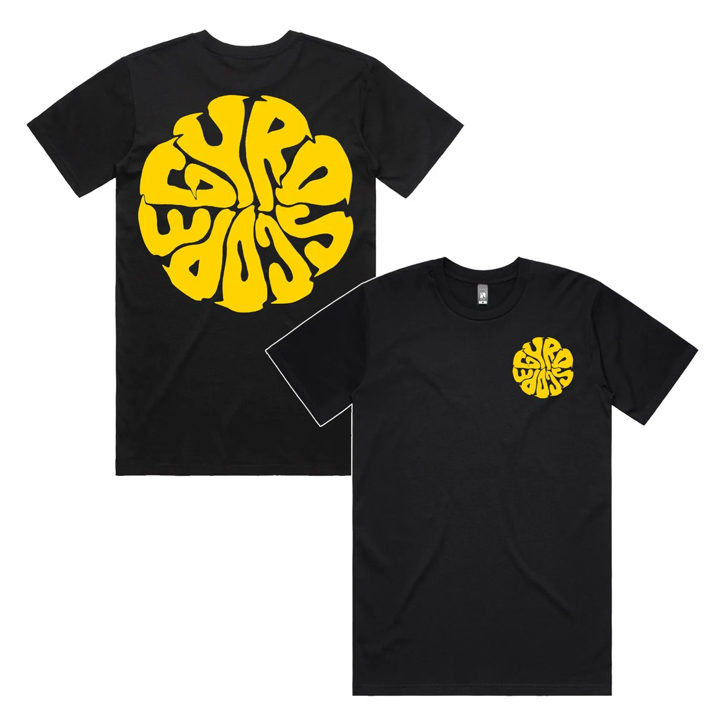 Gyroscope Liquid Logo T-Shirt (Black)