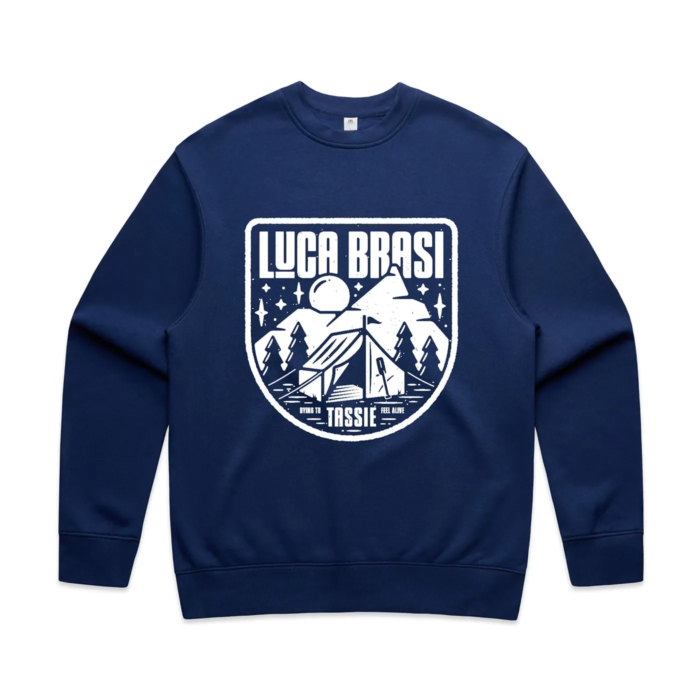 Luca Brasi Dying To Feel Alive Crewneck (Navy)