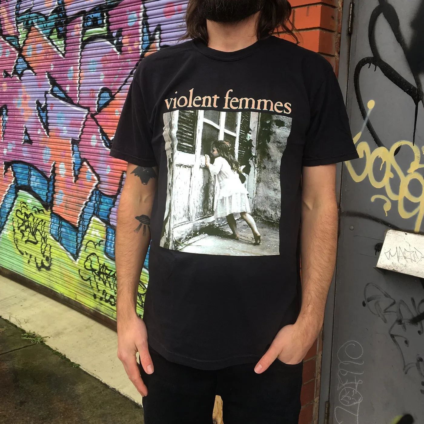 Violent Femmes Self-Titled Album Cover T-Shirt (Black)