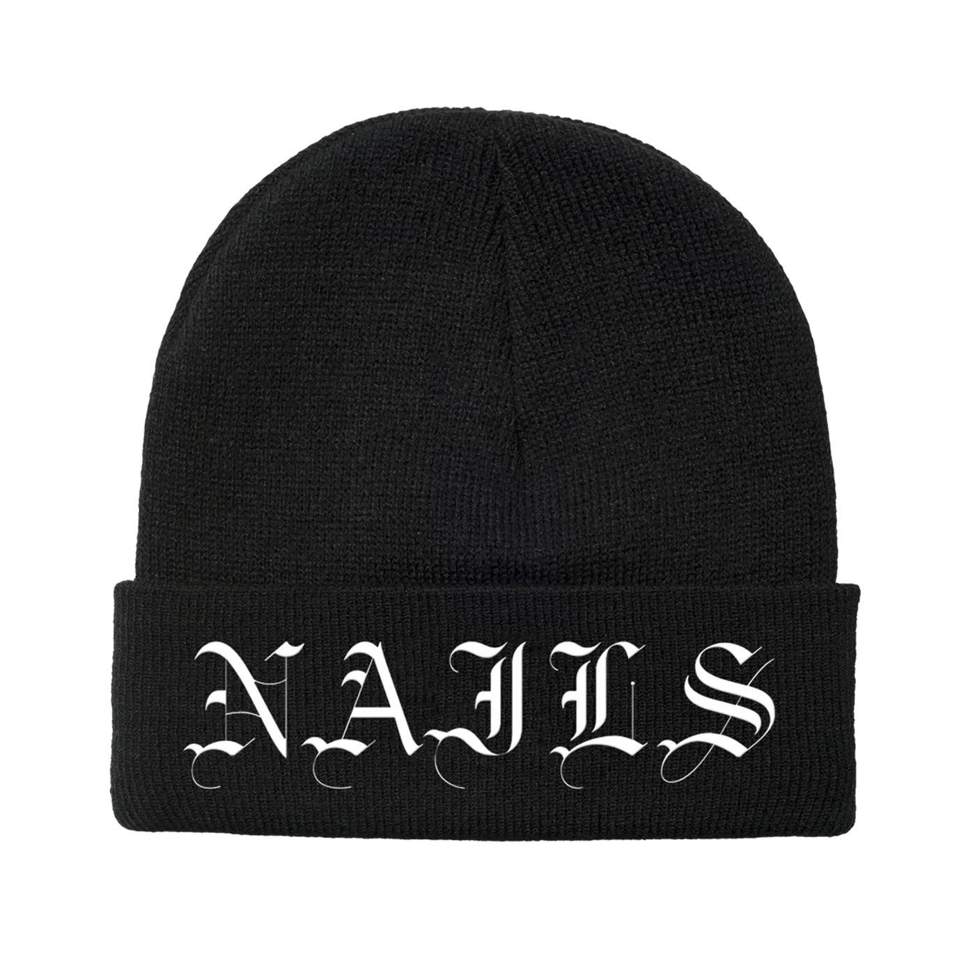 Nails Logo Cuff Beanie (Black)