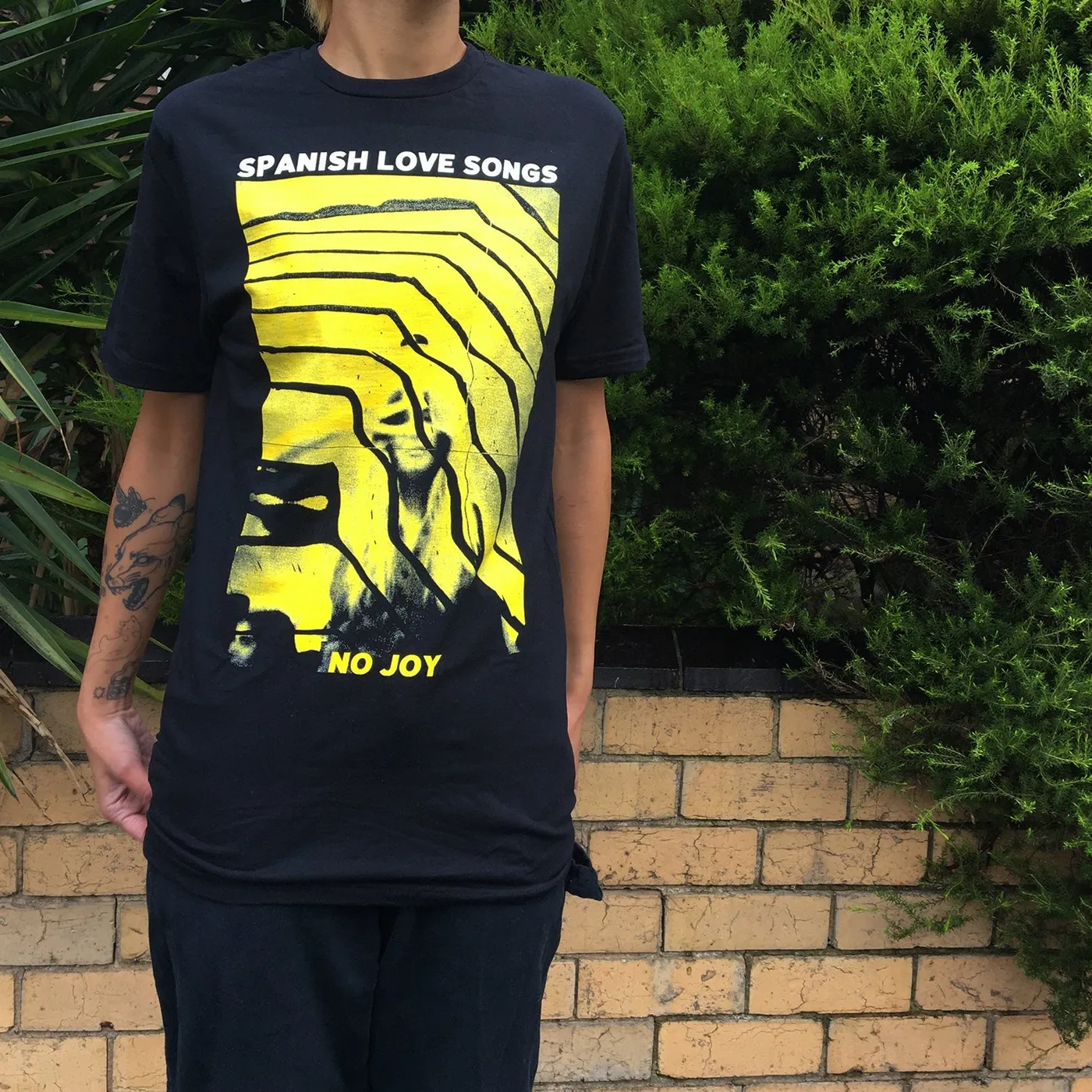 Spanish Love Songs No Joy T-Shirt (Black)