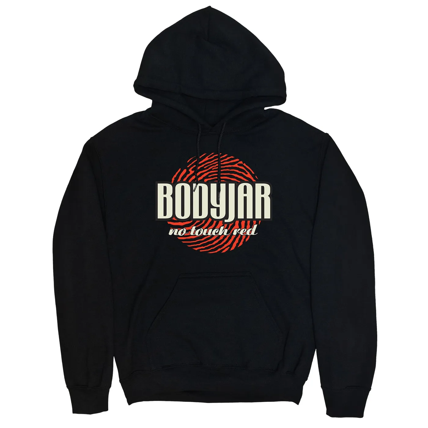 Bodyjar No Touch Red Pullover Hoodie (Black)