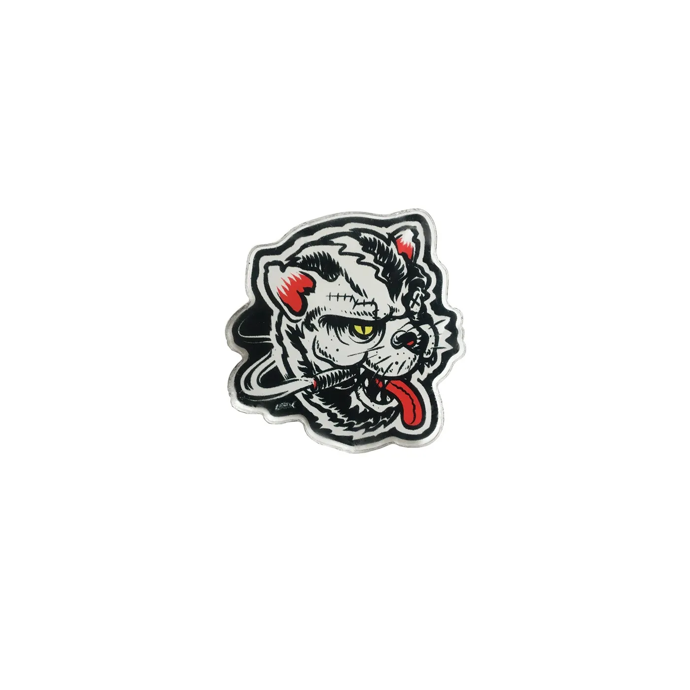 Chopped Smokin' Cat Pin