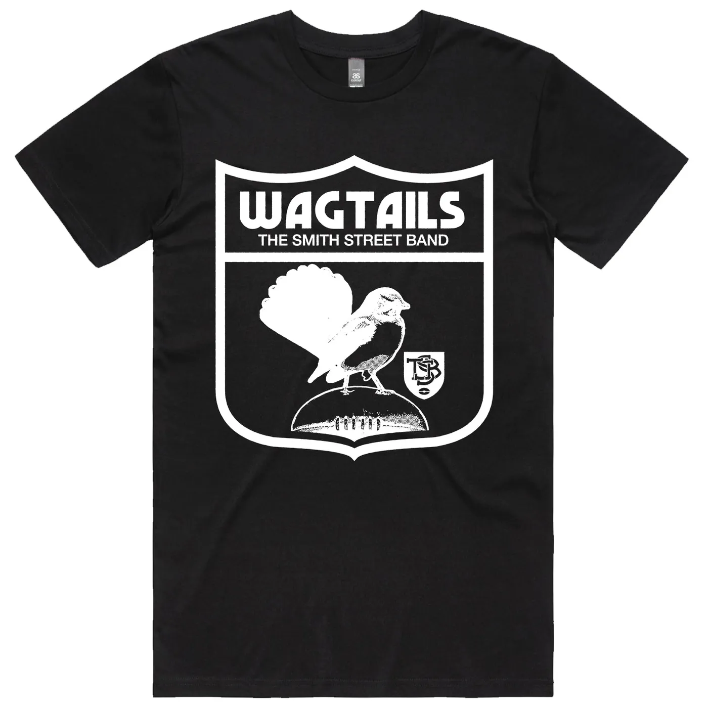 The Smith Street Band Wagtails Tee (Black w/ White Print)
