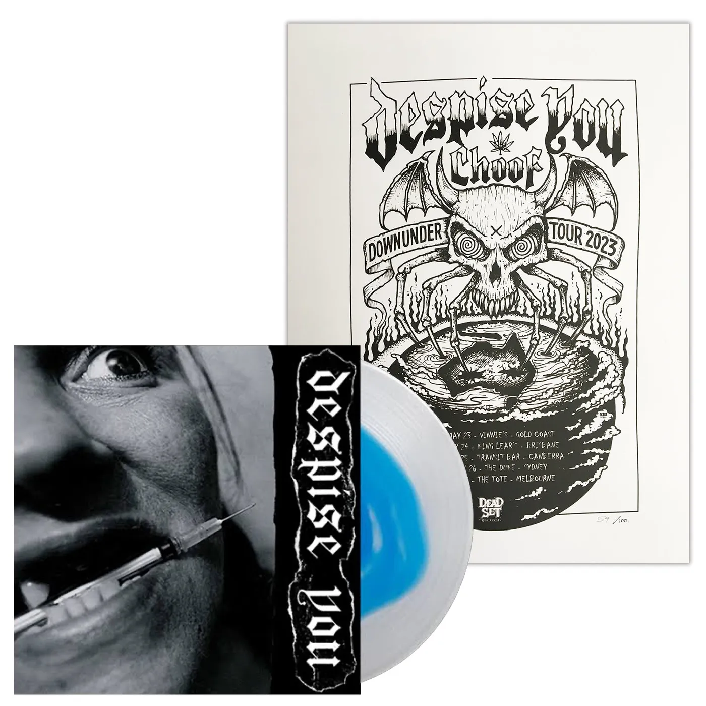 Despise You West Side Horizons LP (Colour Vinyl) + AUS Tour Poster (Screen Printed - A2)