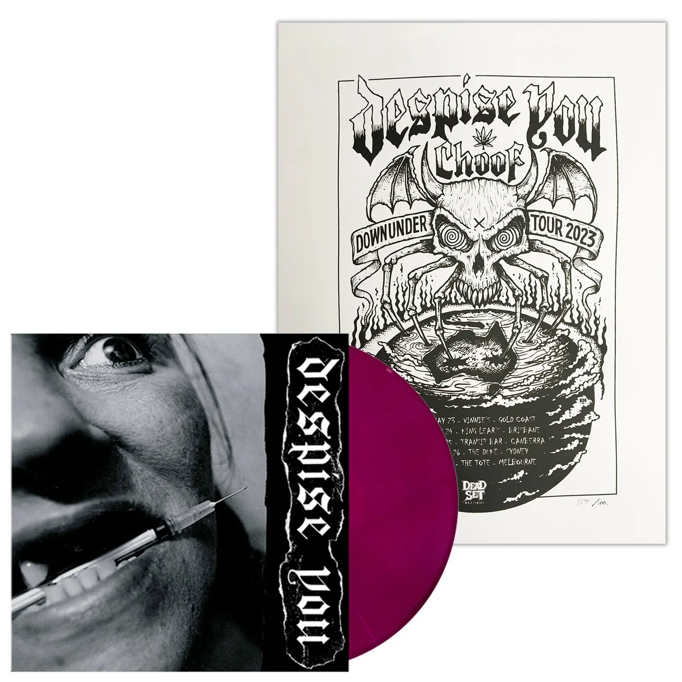Despise You West Side Horizons LP (Colour Vinyl) + AUS Tour Poster (Screen Printed - A2)