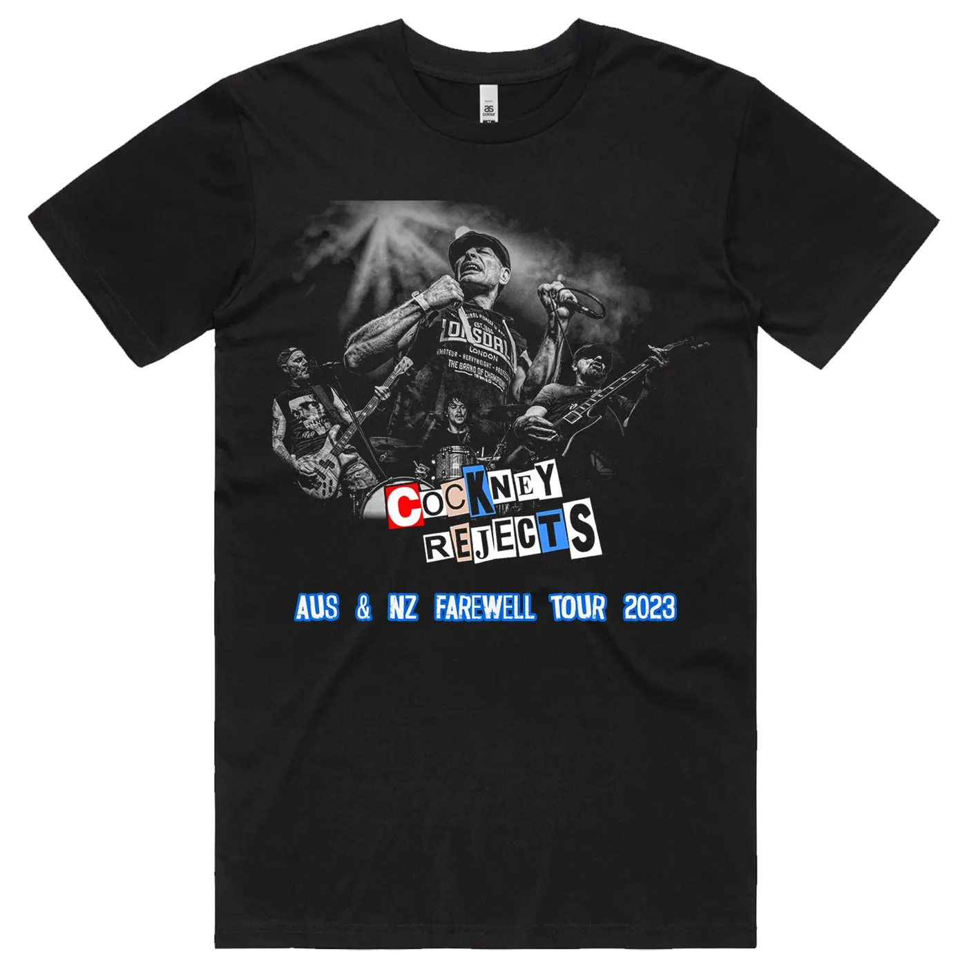 Cockney Rejects Farewell Tour T-Shirt (Black)