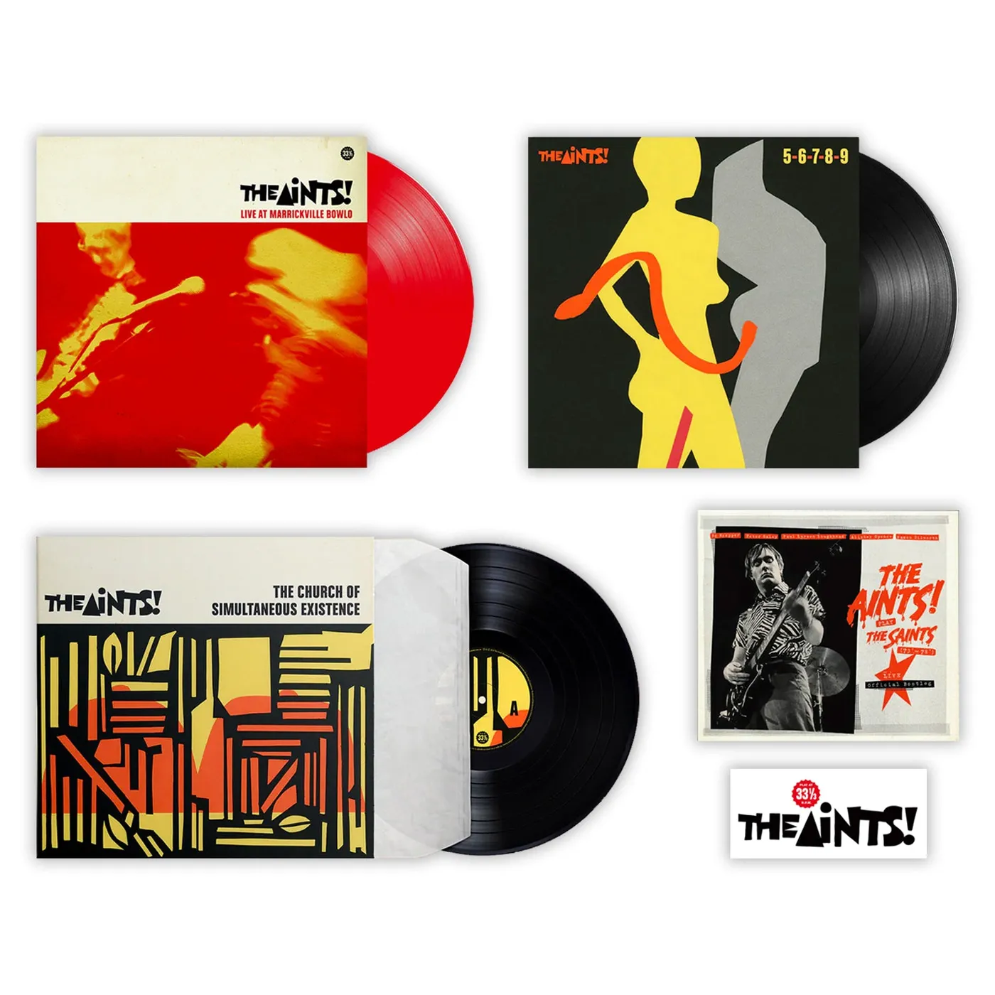 The Aints! 3 LP + CD Bundle