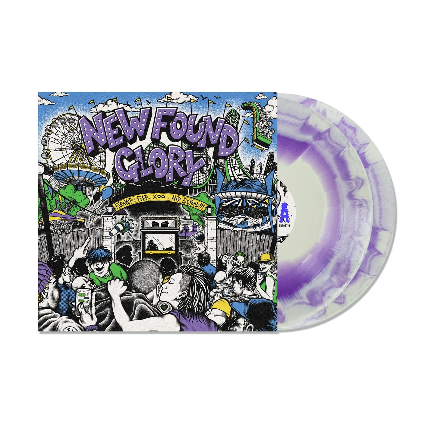 New Found Glory Forever And Ever x Infinity...And Beyond!!! 2LP (White With Purple Swirl) (Vinyl)