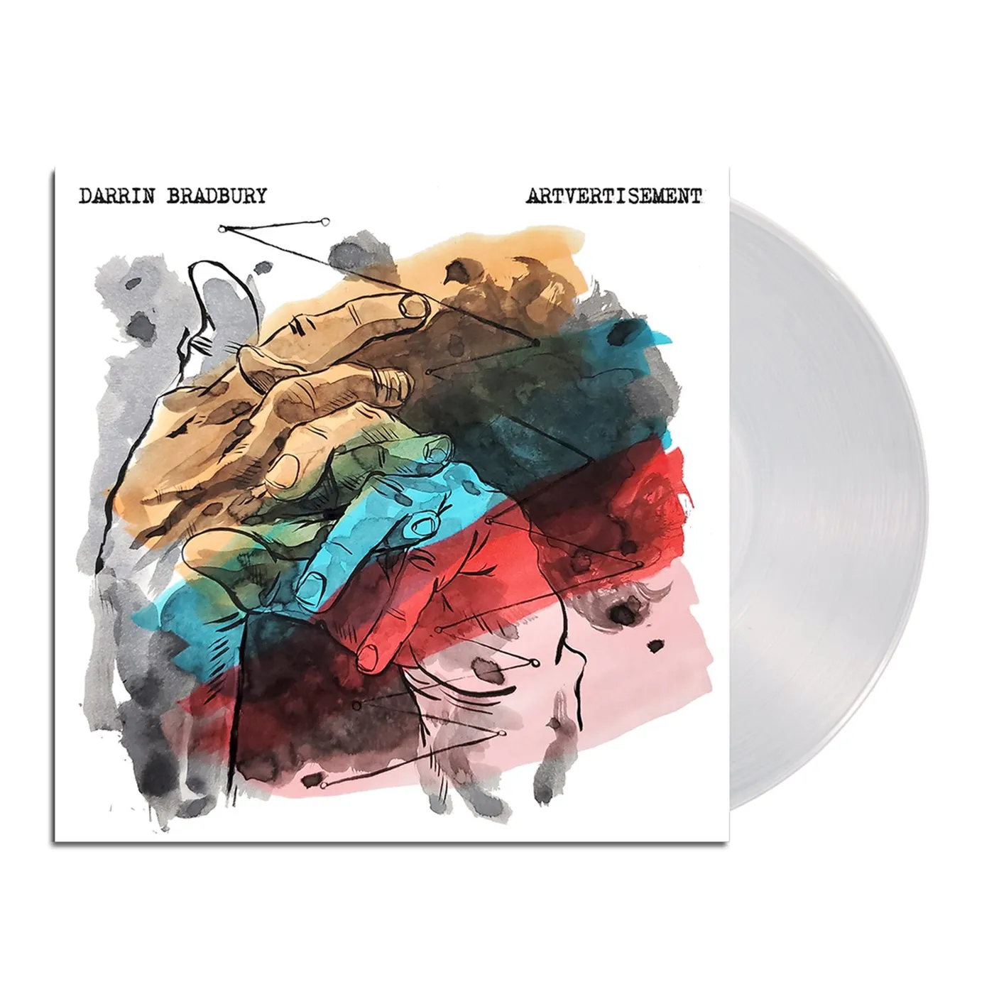 Darrin Bradbury Artvertisement LP (Crystal Clear) (Vinyl)
