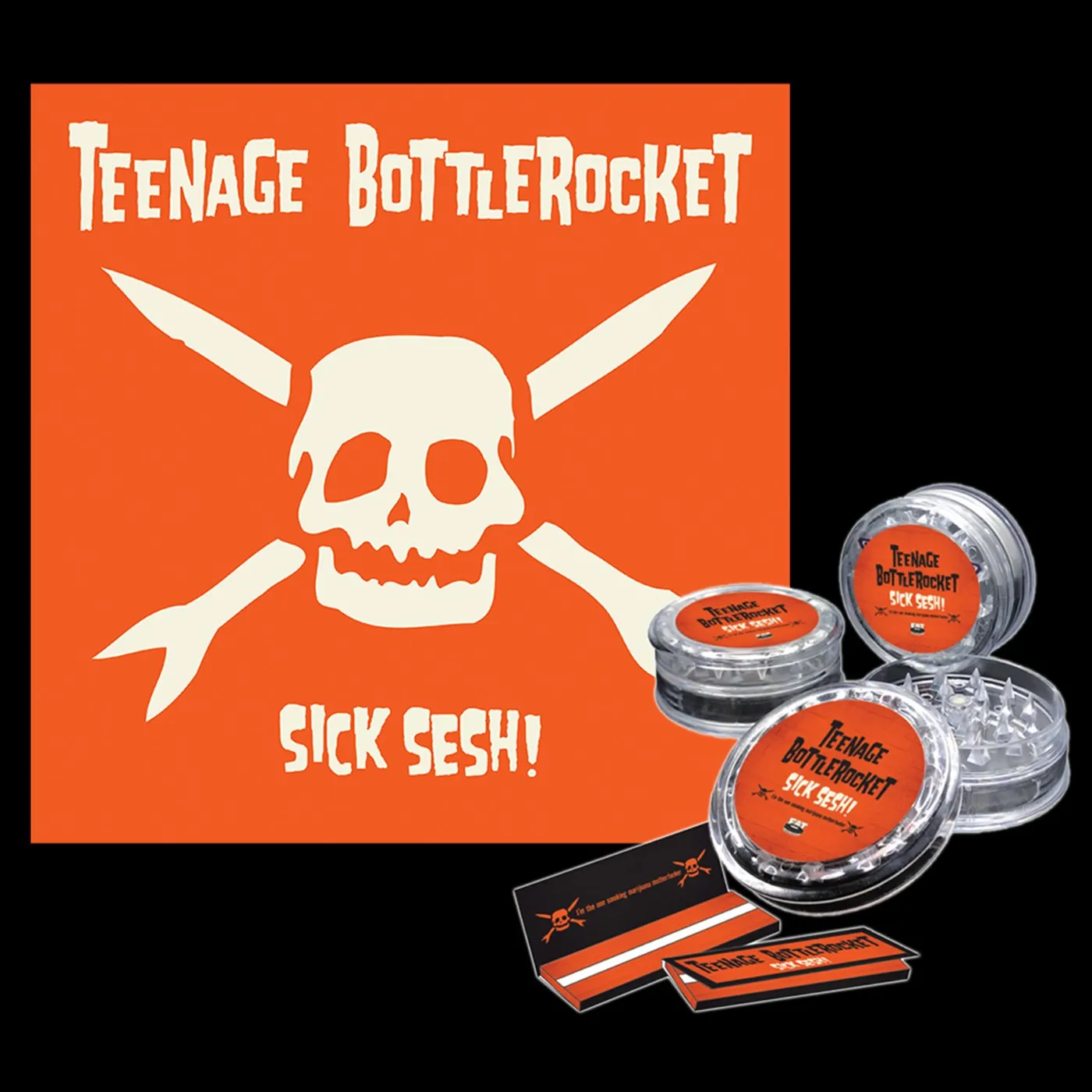 Teenage Bottlerocket Sick Sesh LP (Colour Vinyl) Bundle