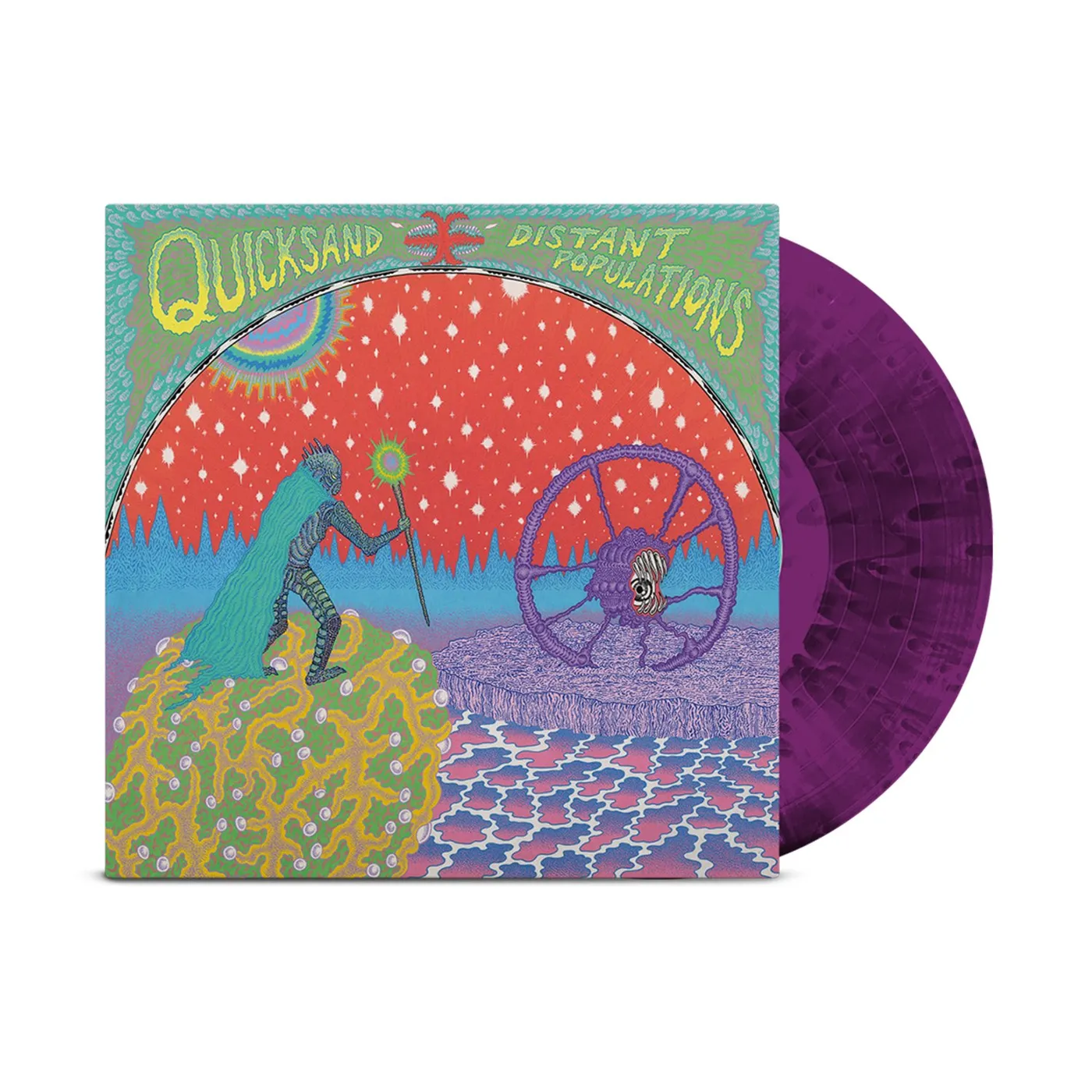 Quicksand Distant Populations LP (Purple Cloudy) (Vinyl)