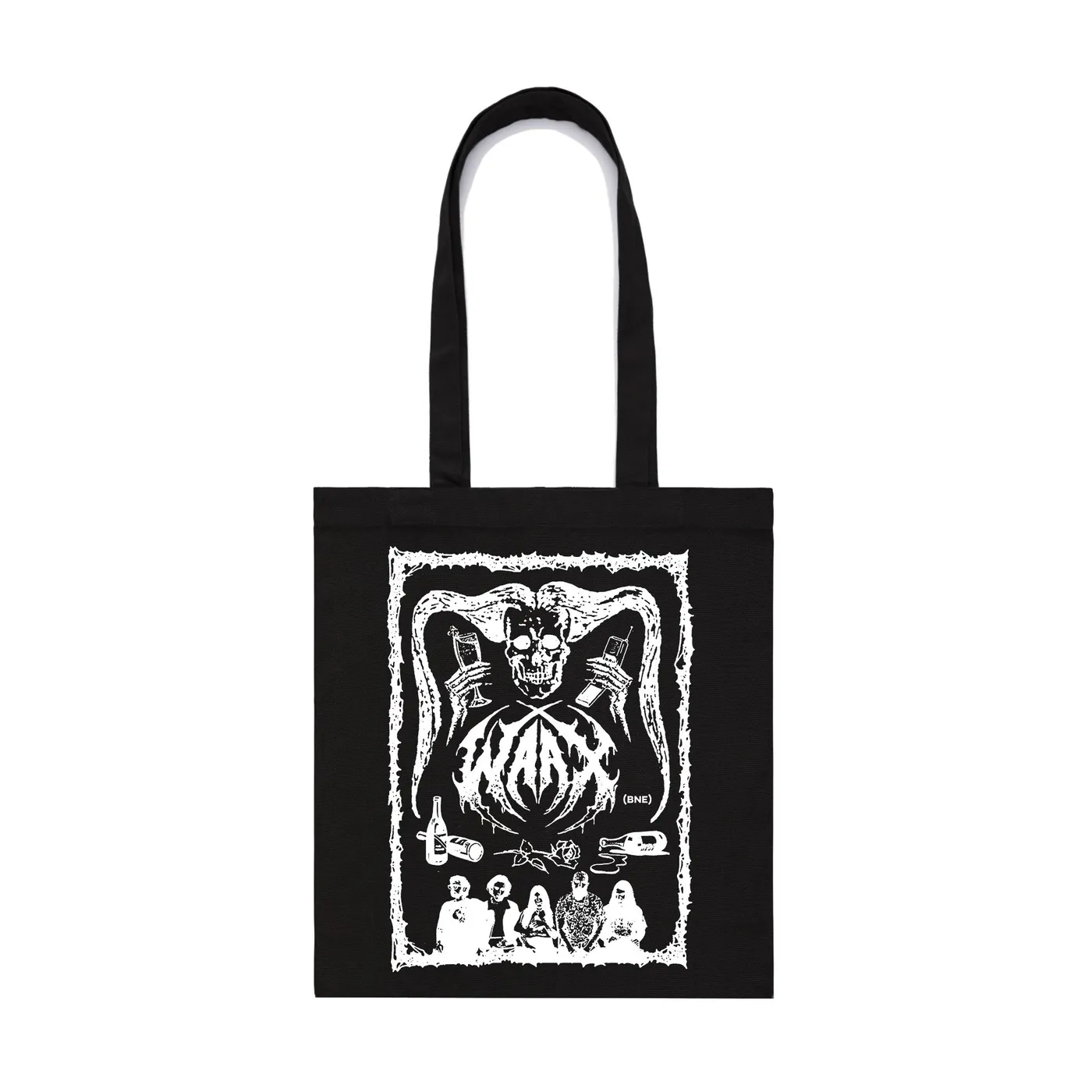 WAAX Old School Death Metal Tote Bag
