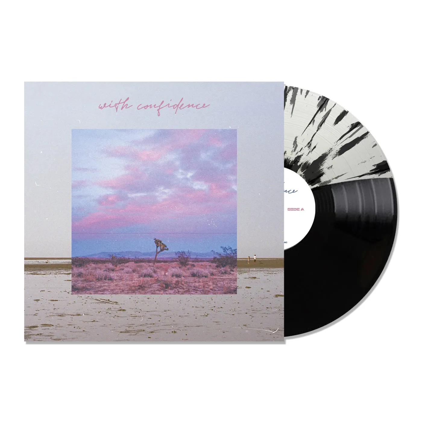 With Confidence LP (Black & Clear Split w/ Black Splatter Vinyl)