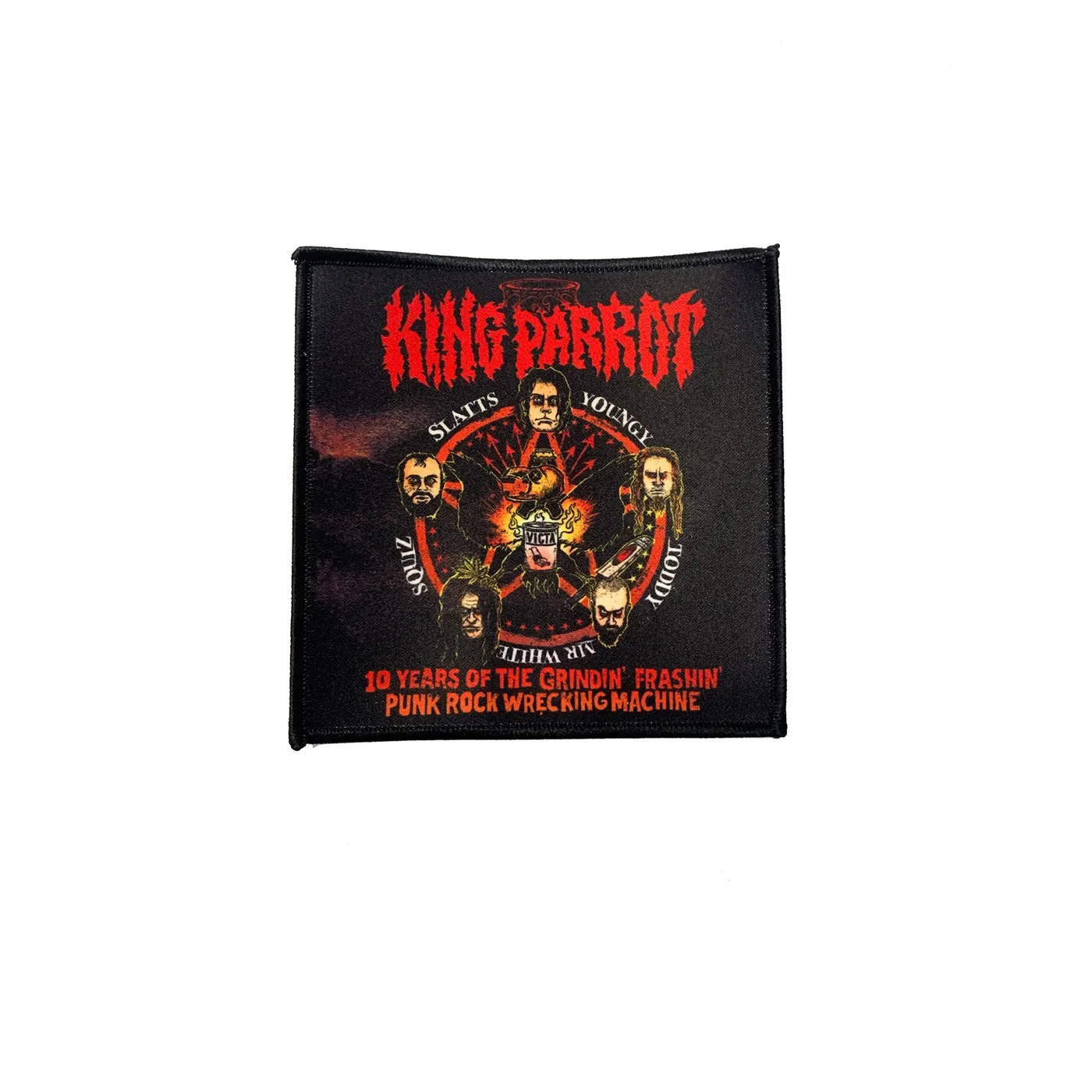 King Parrot 10 Years Patch