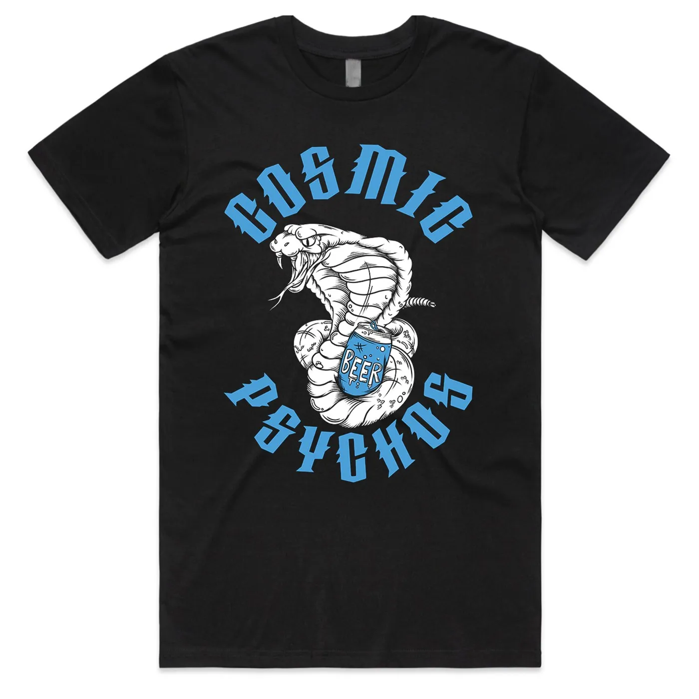 Cosmic Psychos Cobra Snake T-Shirt (Black)