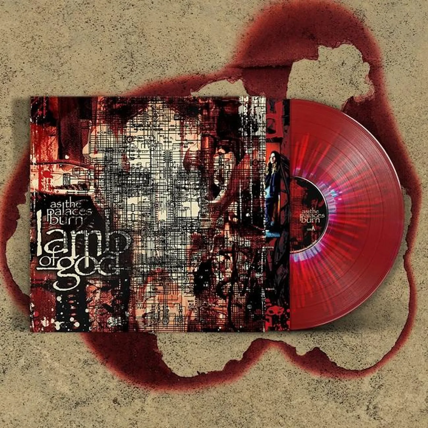 Lamb of God As the Palaces Burn Vinyl (Red Splatter)