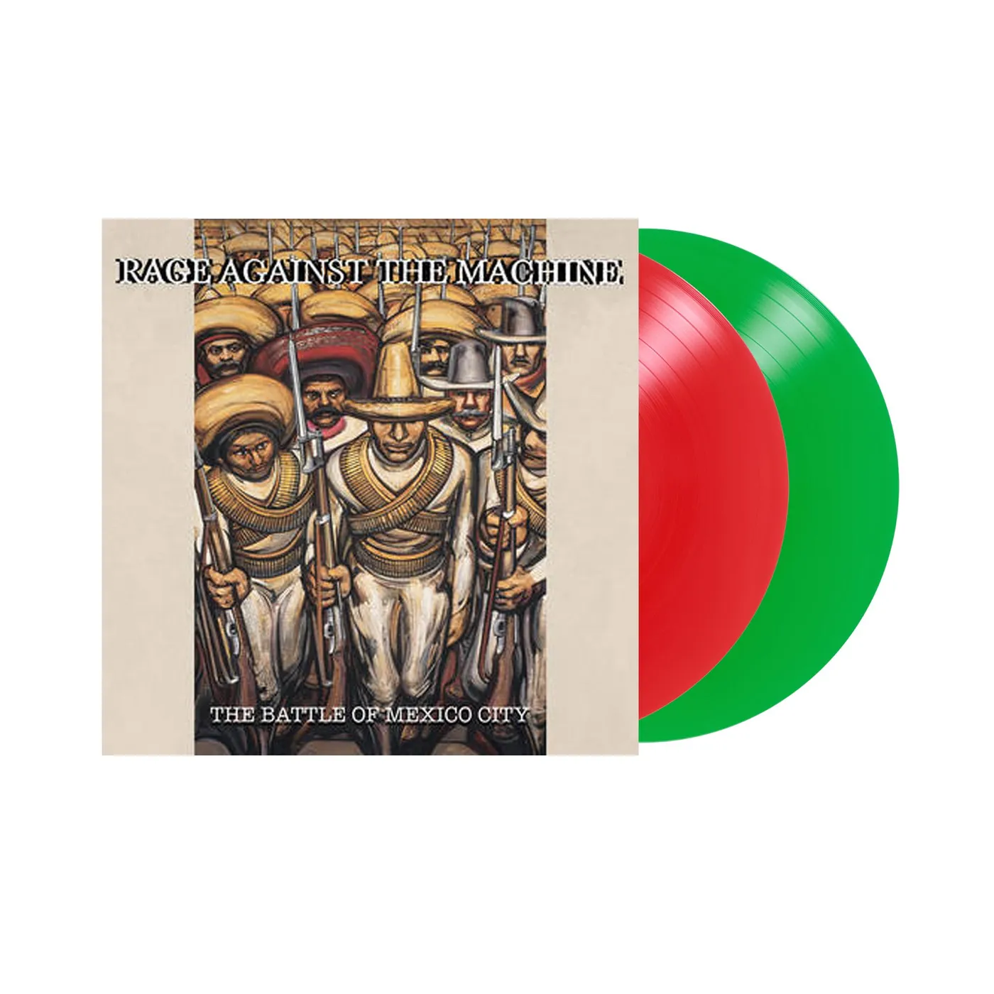 Rage Against The Machine The Battle of Mexico City 2LP (Red + Green Vinyl)