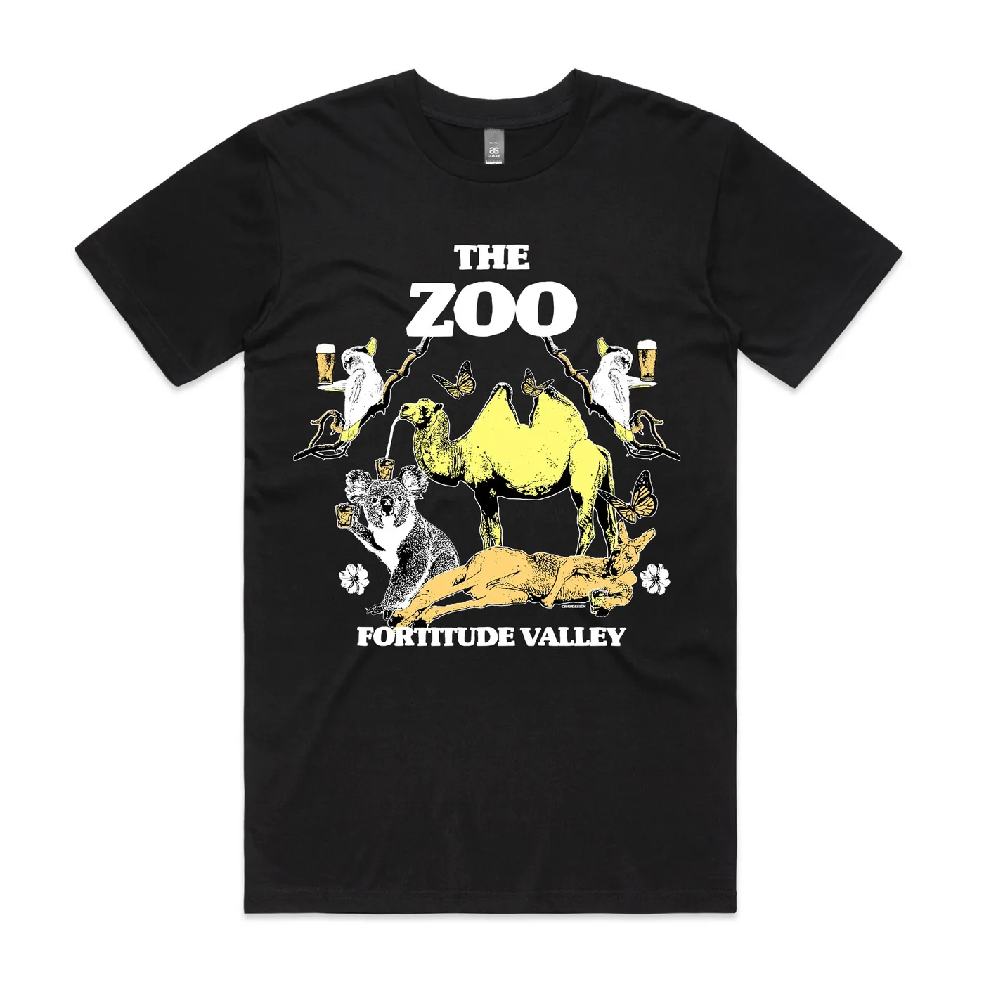 Thezoo Party Animals T-Shirt (Black)