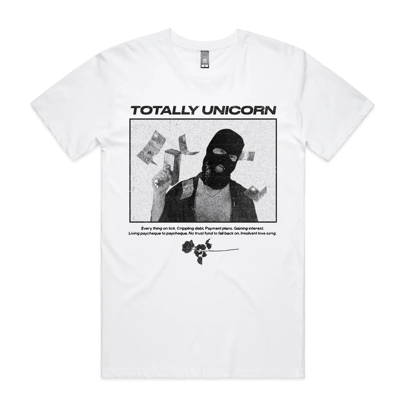 Totally Unicorn Money Gun T-Shirt (White)
