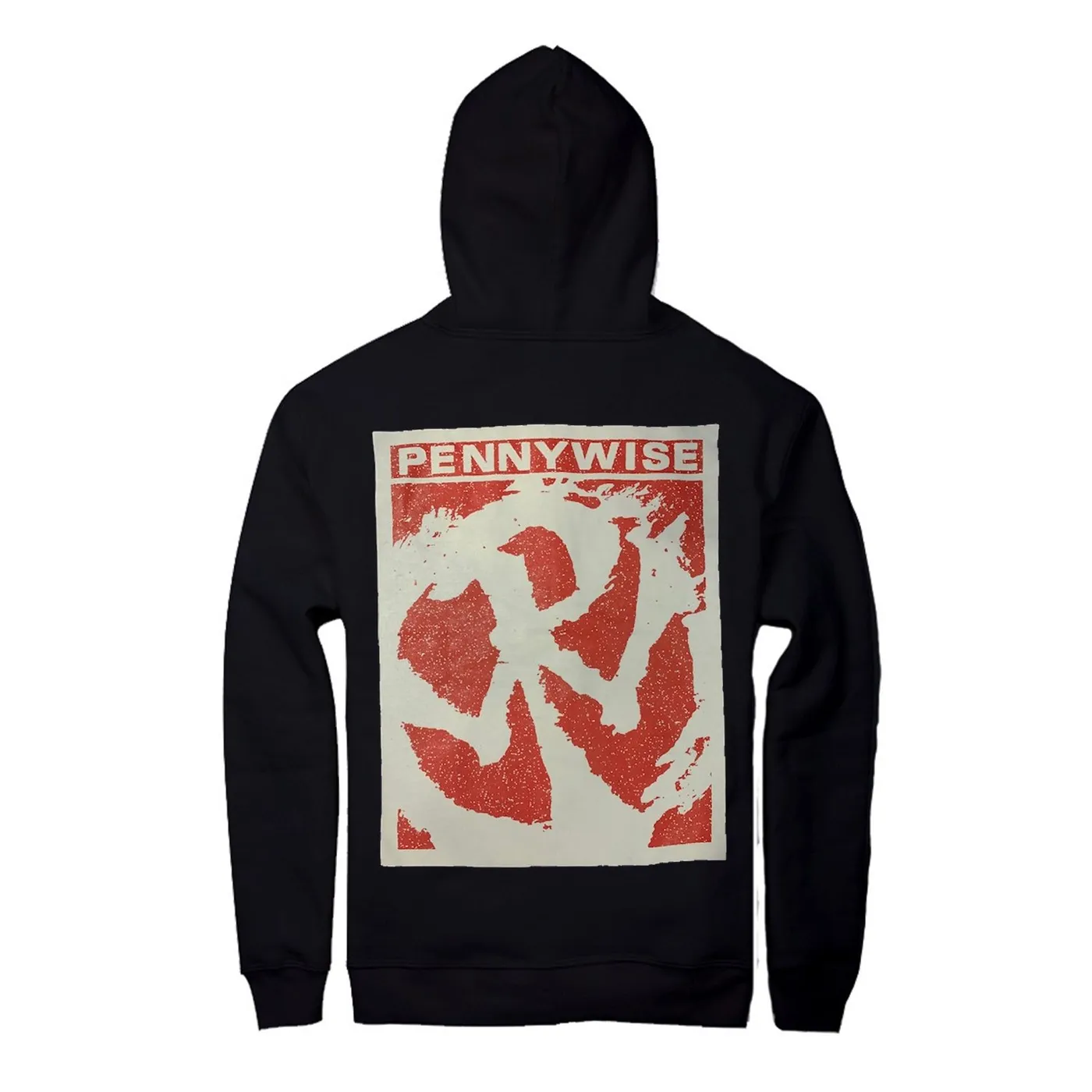 Pennywise OG Red Logo Zip Hoodie (Black)