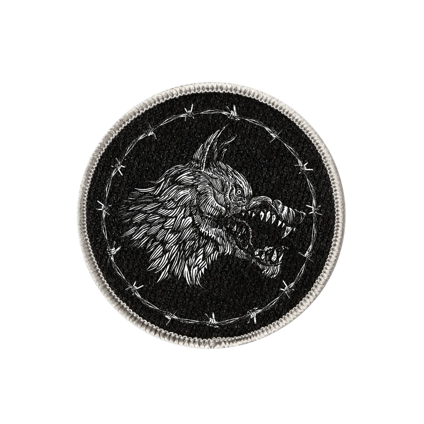 Nails Embroidered Hatred Patch
