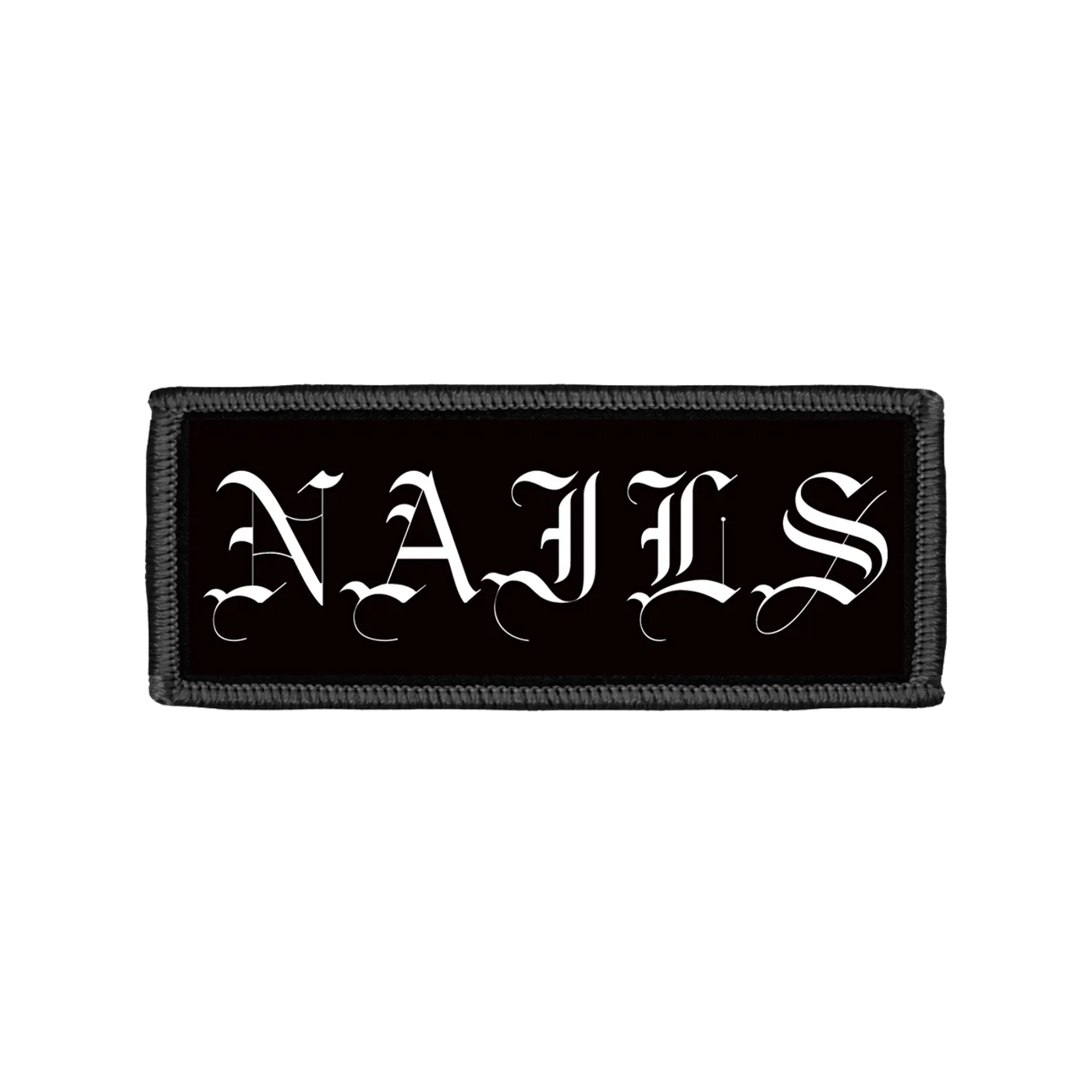 Nails Embroidered Logo Patch