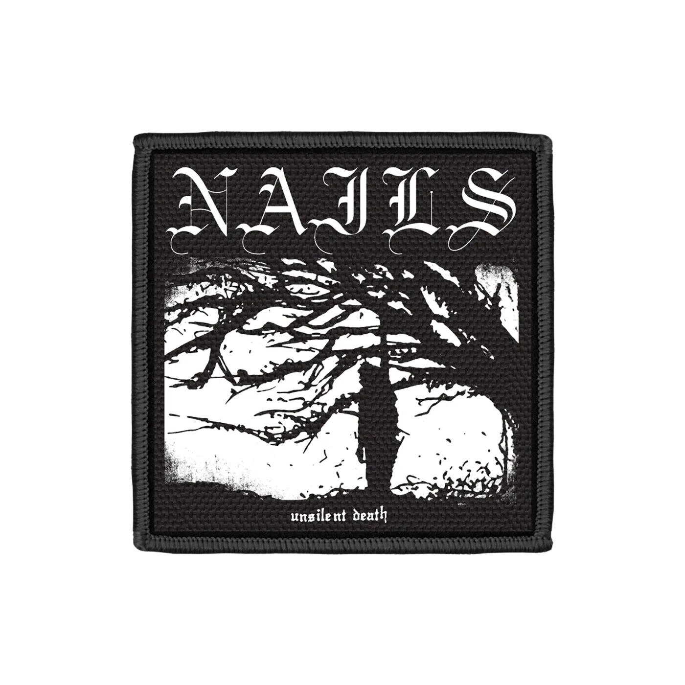 Nails Unsilent Death Embroidered Patch