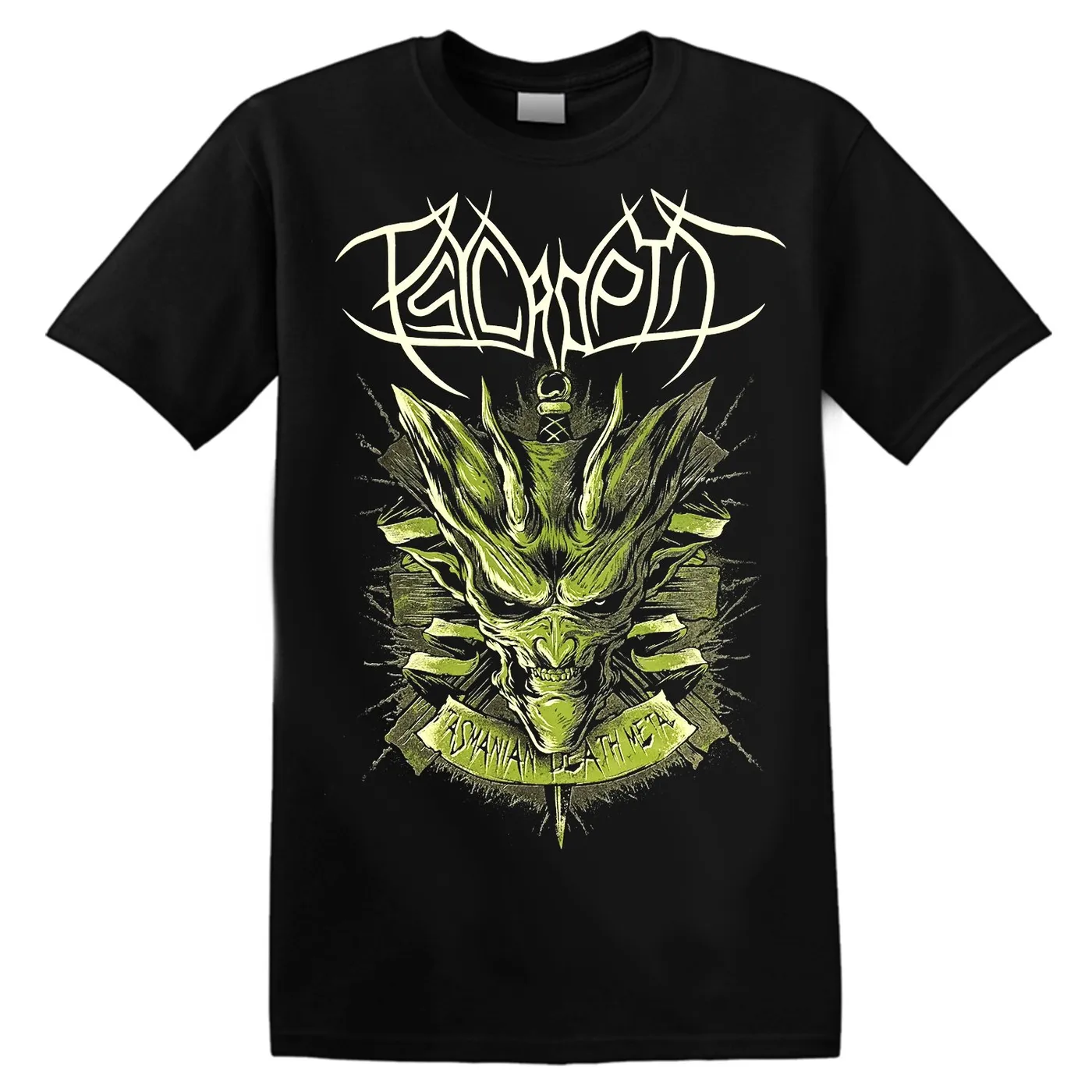 Psycroptic Green Devil T-Shirt (Black)