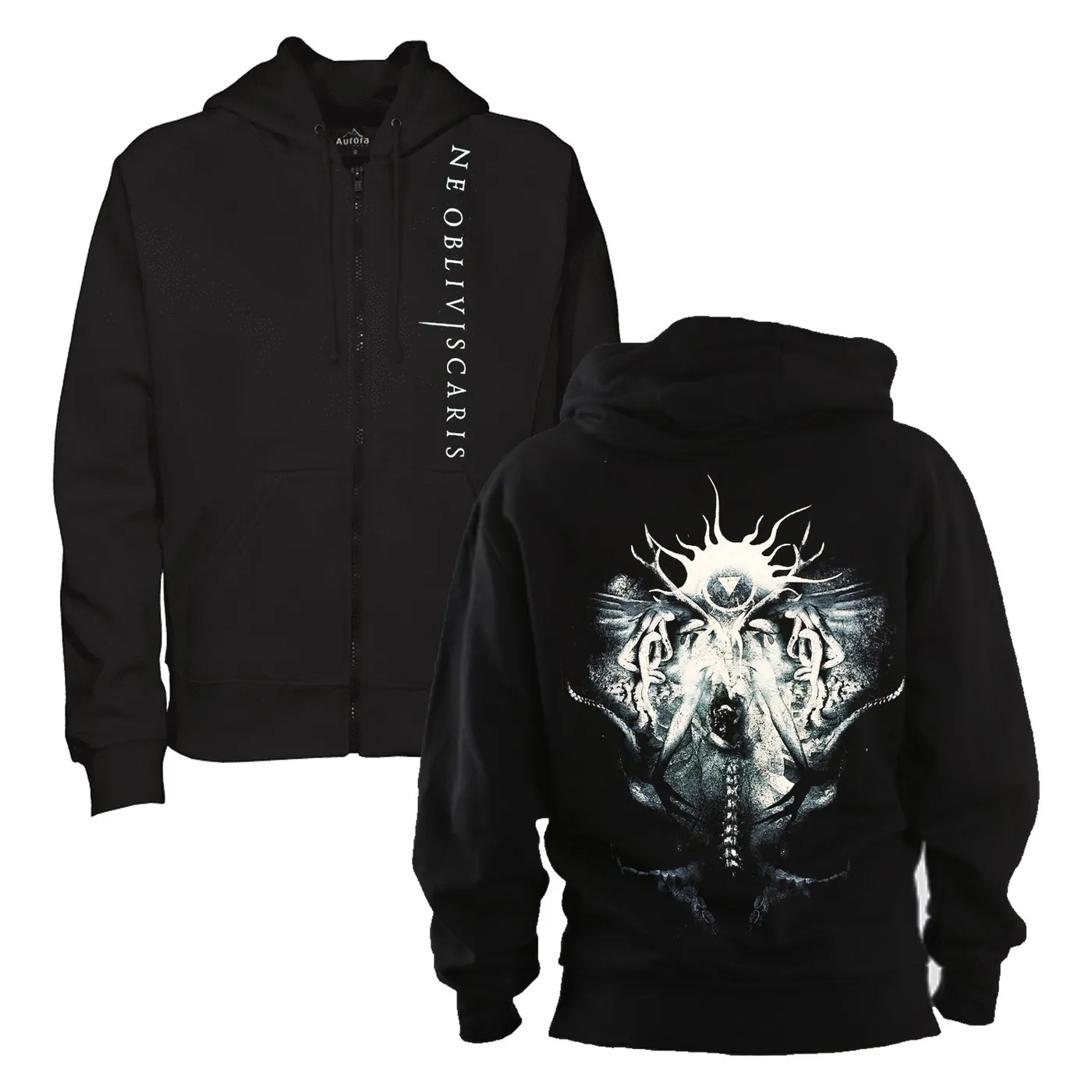 Ne Obliviscaris Spine Zip Up Hoodie