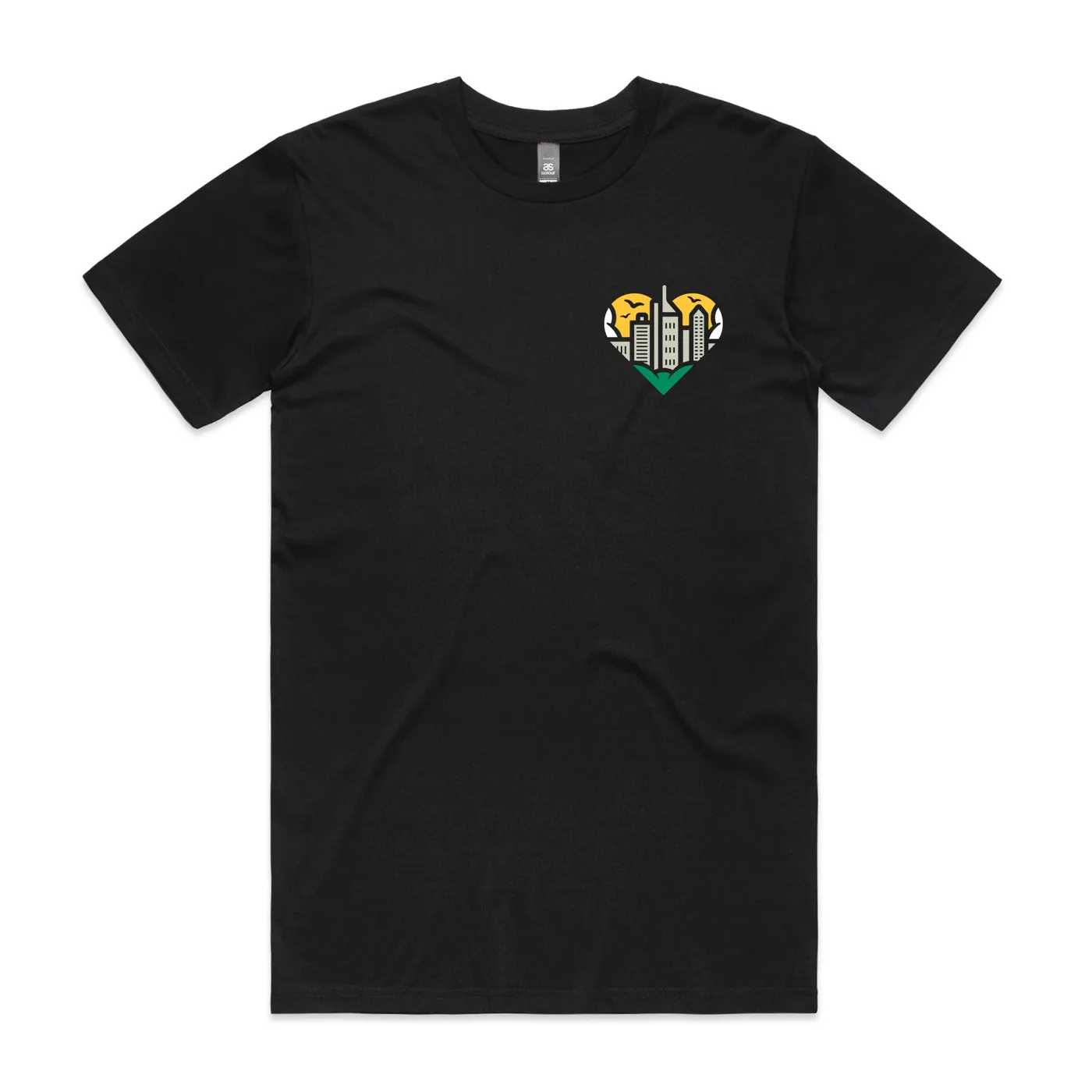 Catholic Guilt City's Heartbeat T-shirt (Black)