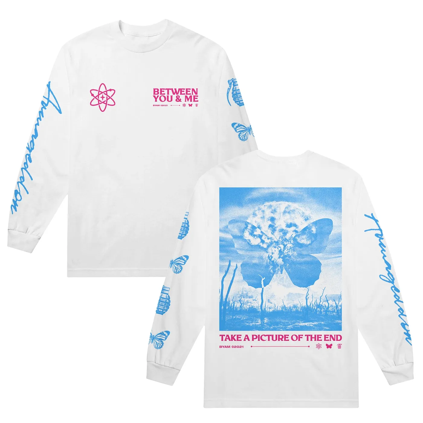 Between Me and You Armageddon Longsleeve (White)