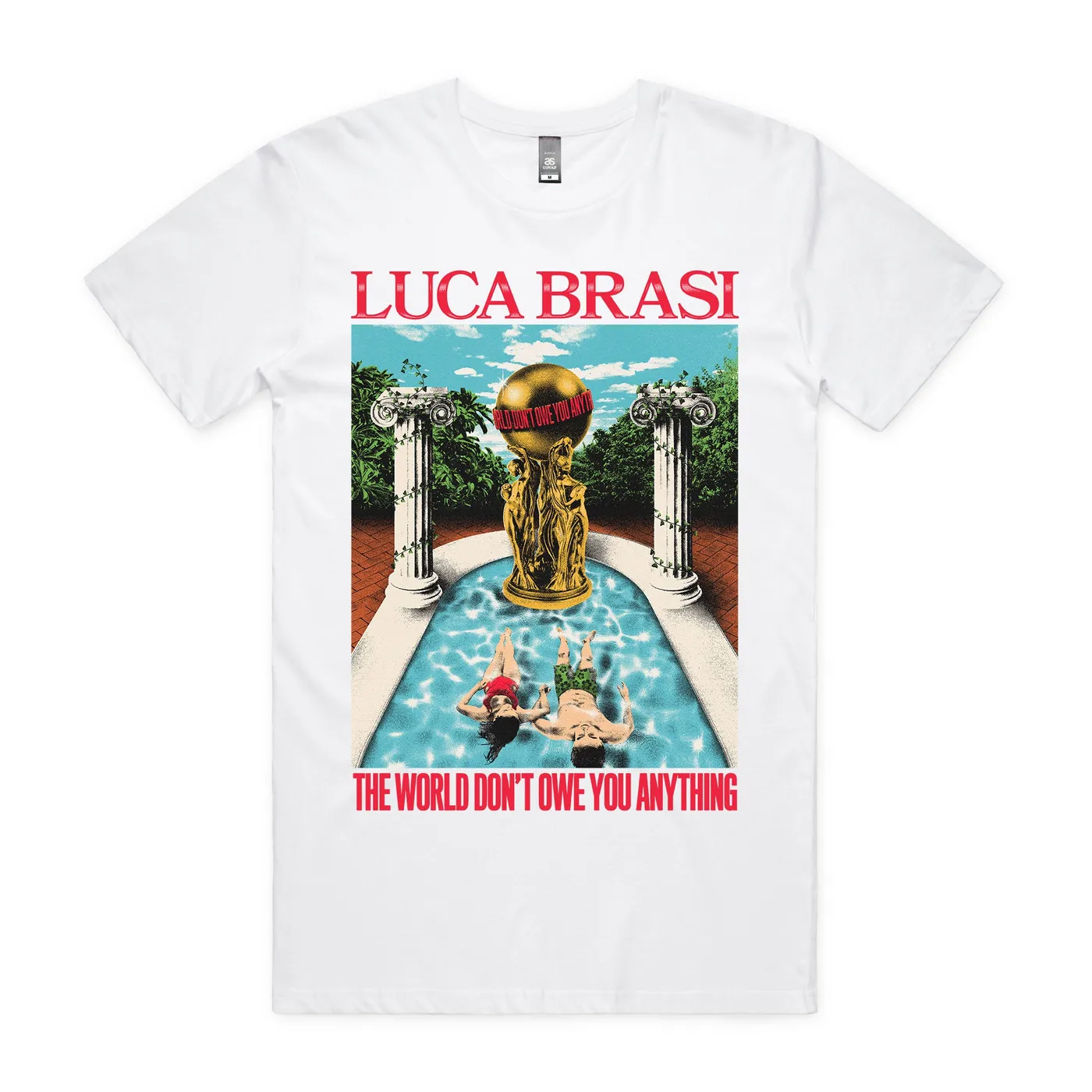 Luca Brasi The World Don’t Owe You Anything Cover Tee (White)