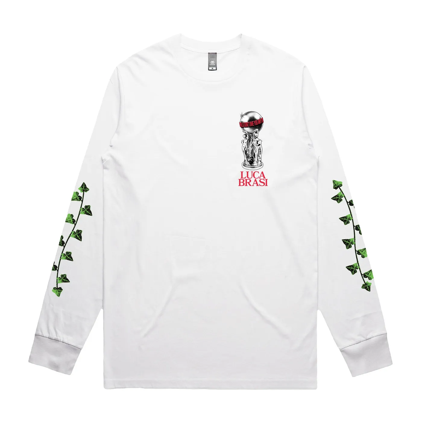 Luca Brasi The World Don’t Owe You Anything Longsleeve (White)
