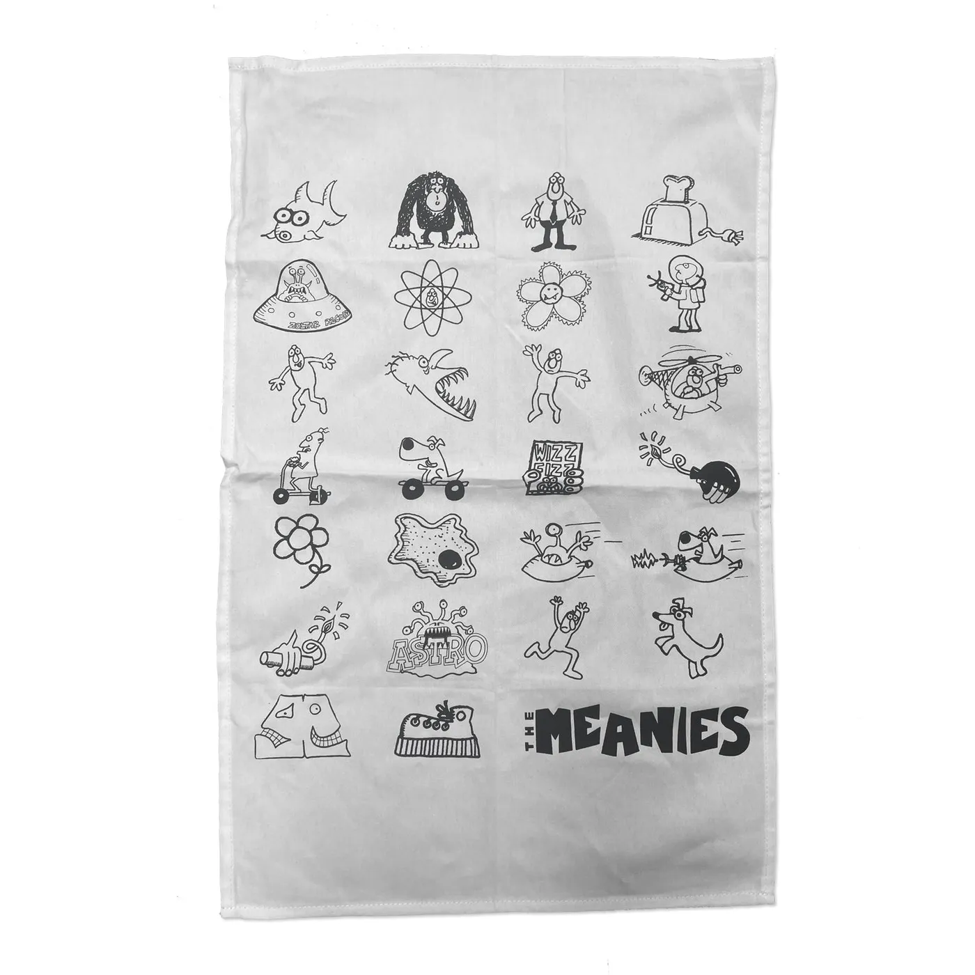 The Meanies Icons Tea Towel
