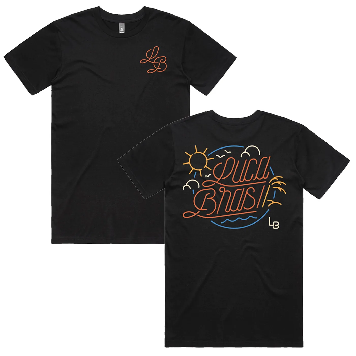 Luca Brasi Neon Sun Tee (Black)