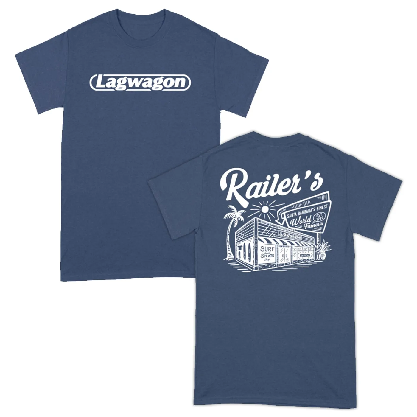 Lagwagon Railers Tee (Faded Blue)
