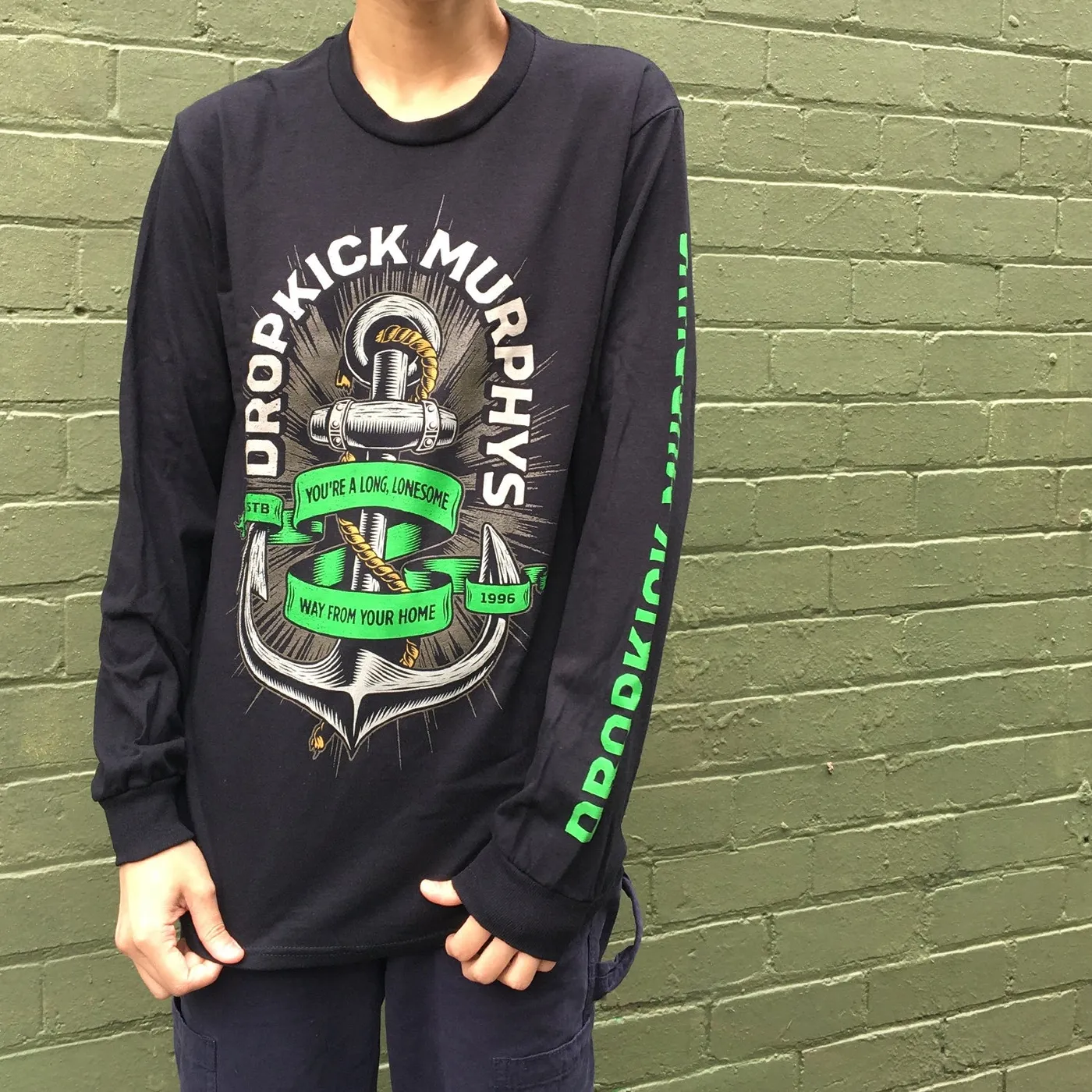 Dropkick Murphys Lonesome Anchor Longsleeve (Black)