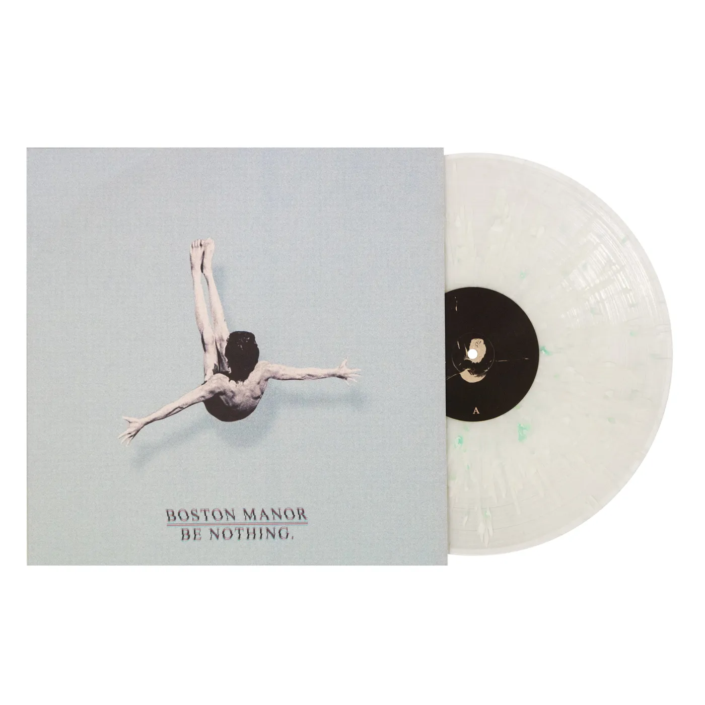 Boston Manor Be Nothing 12" Vinyl (Clear with White and Electric Blue splatter)