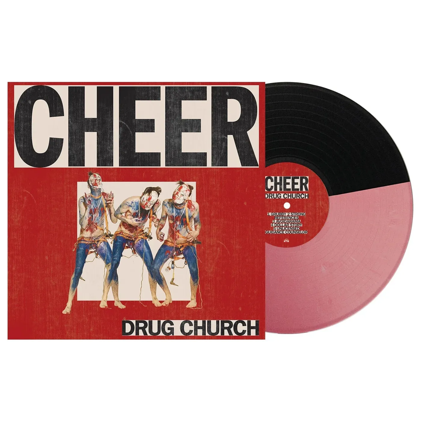 Drug Church Cheer 12" Vinyl (Black and Pink)