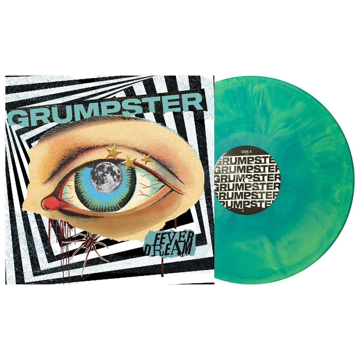 Grumpster Fever Dream 12" Vinyl (Green/Blue Blend)