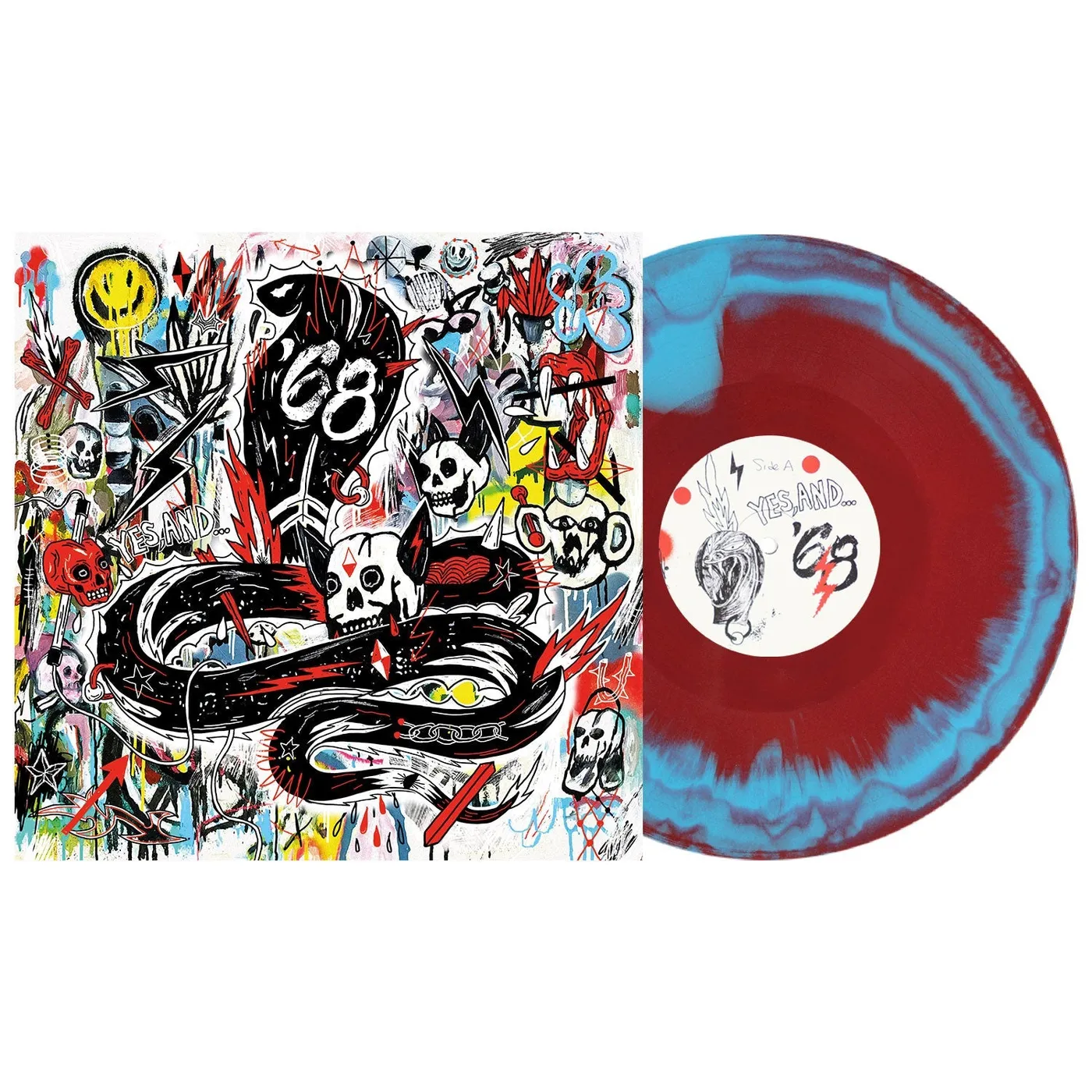 '68 Yes, and... LP (Oxblood & Cyan Vinyl)