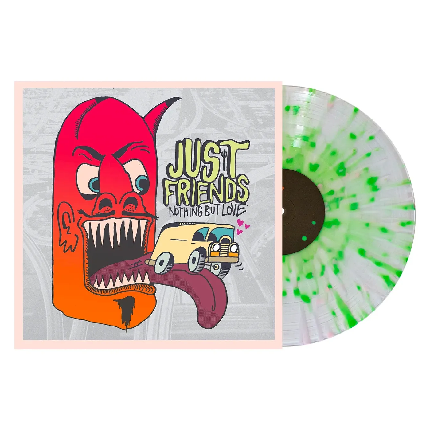 Just Friends Nothing But Love 12" Vinyl (Ultra Clear w/ Heavy Double Mint Splatter)