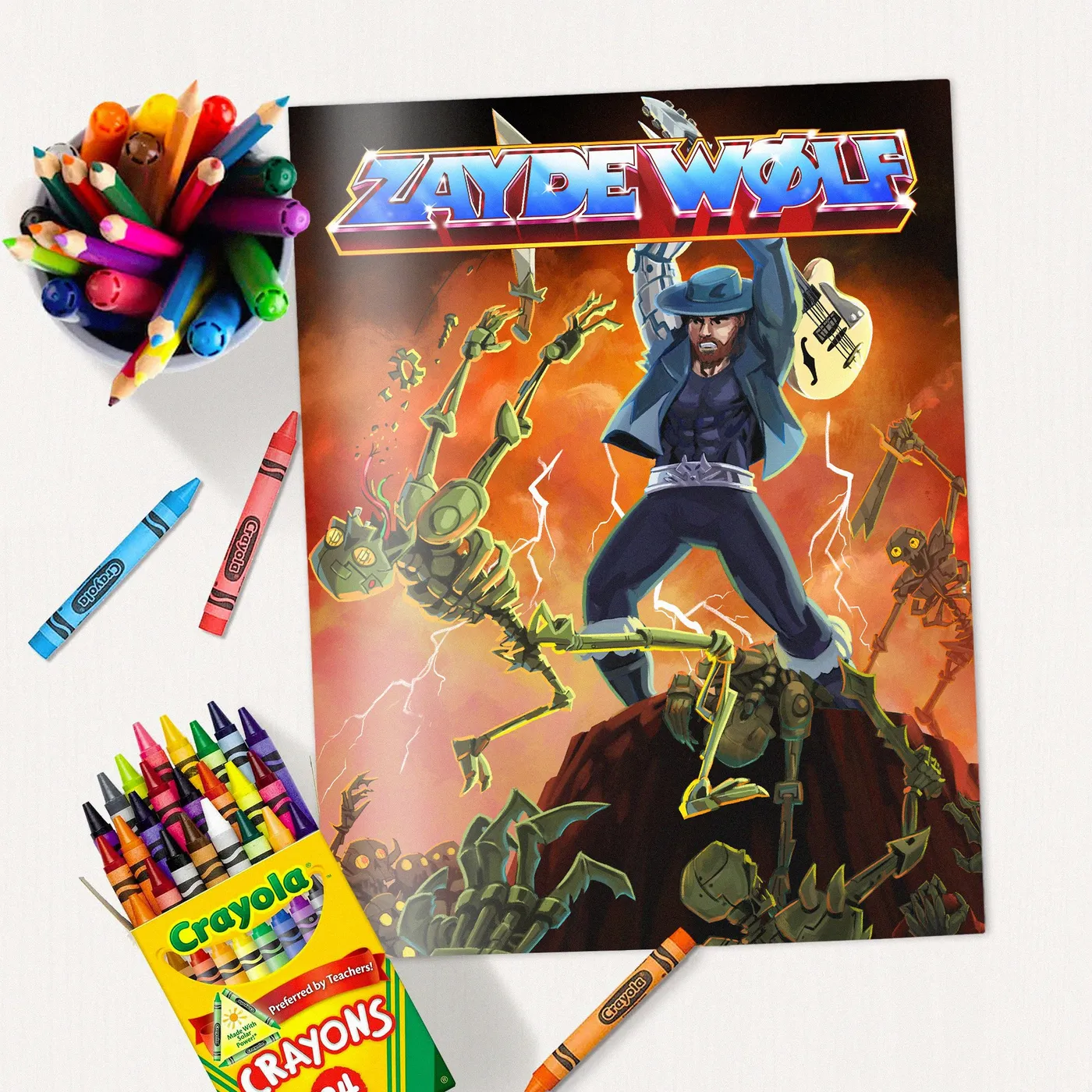 Zayde Wølf BUNDLE 3: Neon Blood Type Vinyl + Glowing Fangs Tee