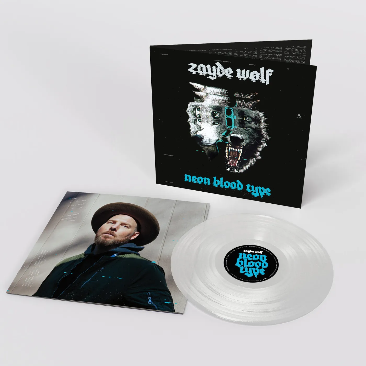 Zayde Wølf BUNDLE 2: Neon Blood Type Vinyl + Rumble Smiley Face Hoodie