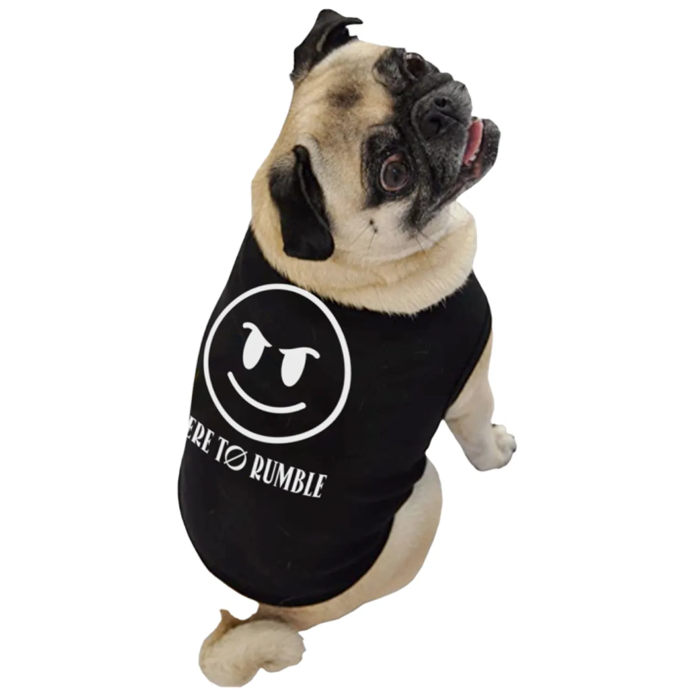 Zayde Wølf Rumble Smiley Face Doggie Tank