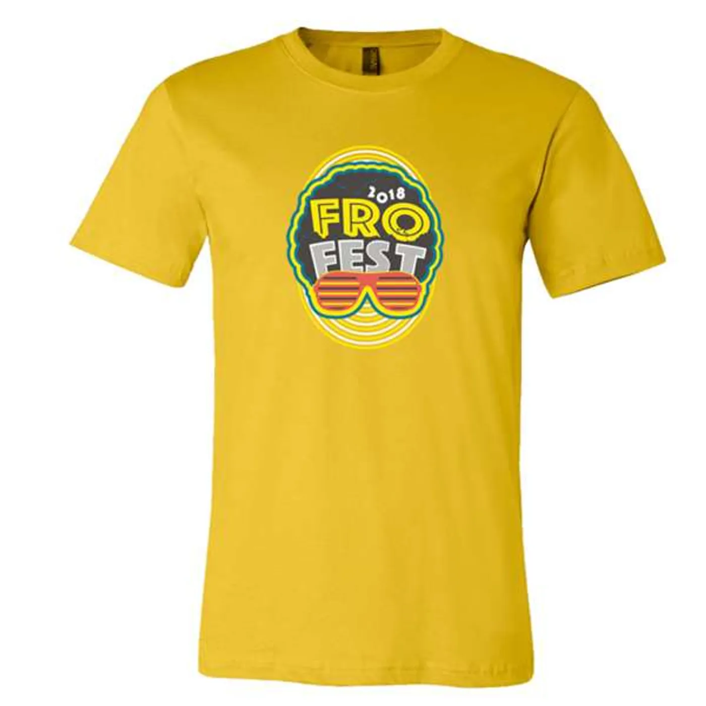 Andy Frasco & the U.N. Andy Frasco | Fro Fest 2018 T-Shirt - Yellow